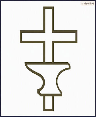 Standard Symbol - AME cross & anvil (D-1321)