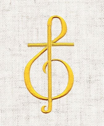 Standard Symbol - Cross & Treble Clef (D-1353)