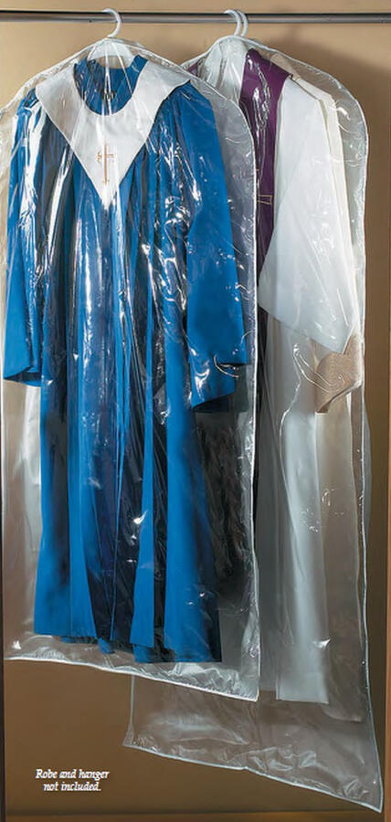 Deluxe Clear Vestment Bag (Vinyl) 60" L, 2 pcs. $12.95 ea (ED087)